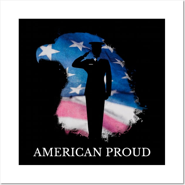 American Proud Wall Art by A Reel Keeper